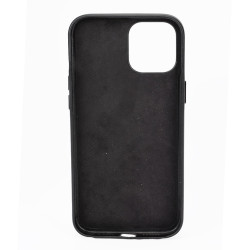 iPhone 12 Pro Max Leather Case Black 2