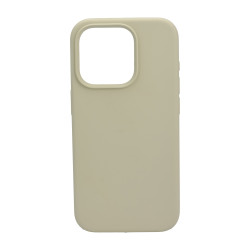iPhone 15 Pro Silicone Case Beige
