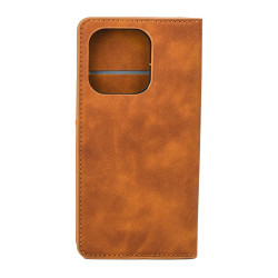 iPhone 15 Pro Wallet Case Brown