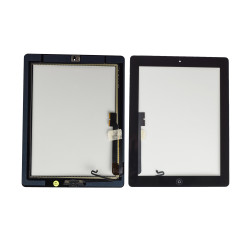 iPad 3/4 Glass - Black  - OEM Quality
