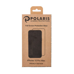 iPhone 15 Pro Max - Privacy Full Screen Protection by Polaris