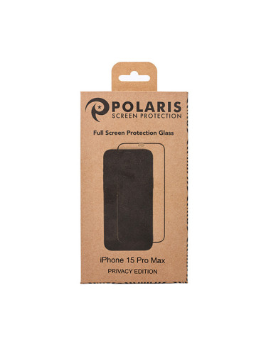 iPhone 15 Pro Max - Privacy Full Screen Protection by Polaris