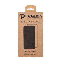 iPhone 15 Pro - Privacy Full Screen Protection by Polaris