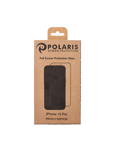 iPhone 15 Pro - Privacy Full Screen Protection by Polaris