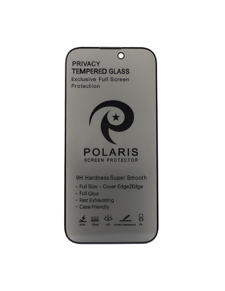 iPhone 15 Pro - Privacy Full Screen Protection by Polaris iPhone 15 Pro - Privacy Full Screen Protection by Polaris