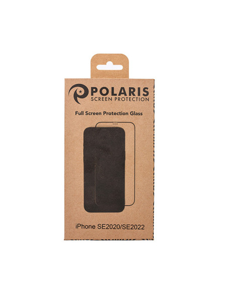 iPhone SE 2020 / 2022 - Black -  Full Screen Protection by Polaris iPhone SE 2020 / 2022 - Black -  Full Screen Protection by Polaris