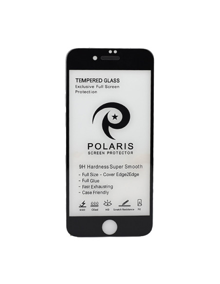 iPhone 7 / 8 - Black -  Full Screen Protection by Polaris iPhone 7 / 8 - Black -  Full Screen Protection by Polaris