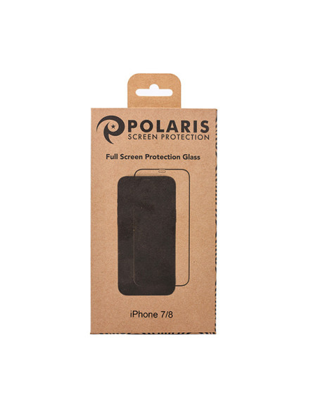 iPhone 7 / 8 - Black -  Full Screen Protection by Polaris iPhone 7 / 8 - Black -  Full Screen Protection by Polaris