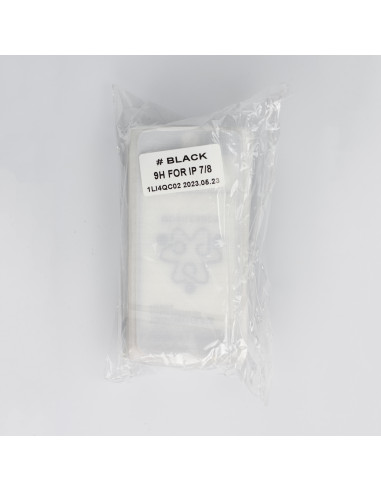 iPhone 7/8 - Black - Crystal line 25-pack Full Display Protection