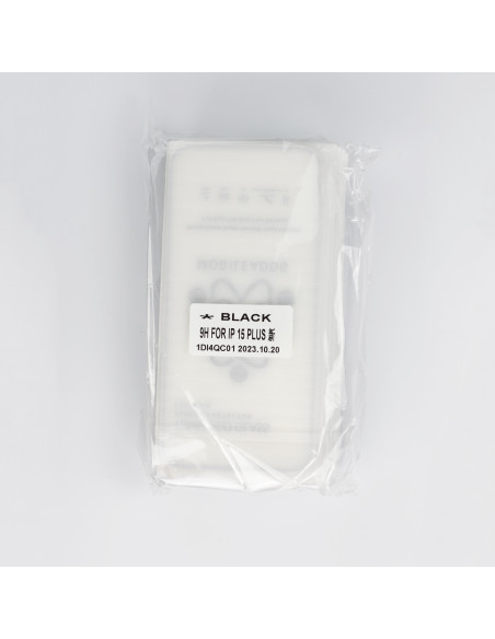 iPhone 15 Plus / 16 Plus - Crystal line 25-pack Full Display Protection