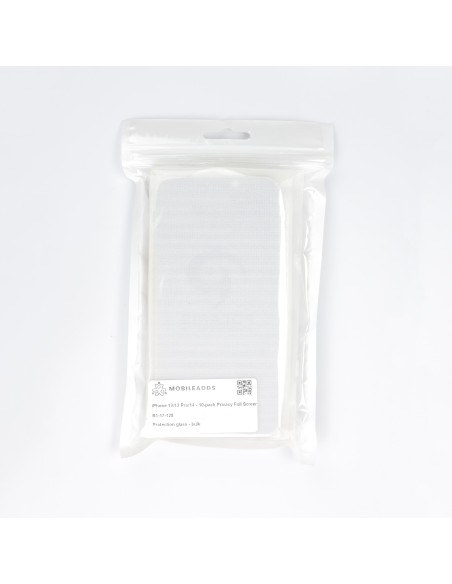 iPhone 13/13 Pro/14/16e - 10-pack Privacy Full Screen Protection