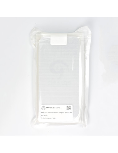 iPhone 13 Pro Max/14 Plus - 10-pack Privacy Full Screen Protection
