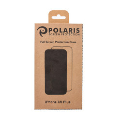 iPhone 7 / 8 Plus - Black - Full Screen Protection by Polaris