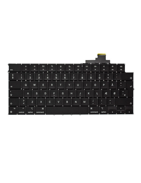 Macbook A2681/A2941/A3114 Keyboard DK - Black - Pulled Original Quality Macbook A2681/A2941/A3114 Keyboard DK - Black - Pulled Original Quality