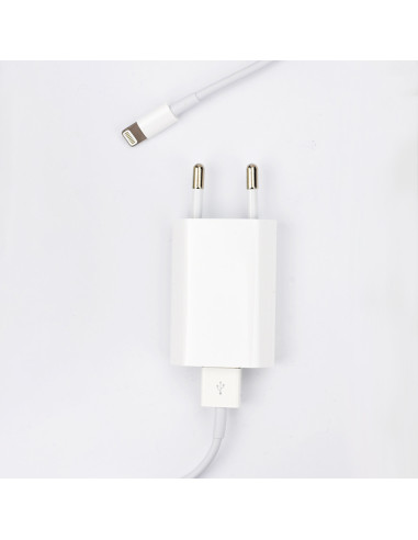 5w Adapter USB for iPhone - White - Compatible Quality