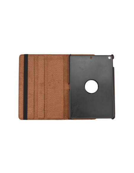 iPad 10.2" 2019/2020/2021 - 360 Degree Flip Case - Brown - Bulk