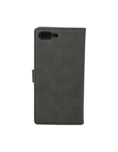 iPhone 7/8 Plus Wallet Case w/Buckle Black