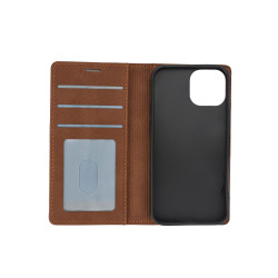 iPhone 13 Pro Wallet Case w/Buckle Brown 2