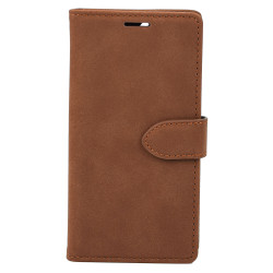 iPhone 14 Wallet Case w/Buckle Brown 2