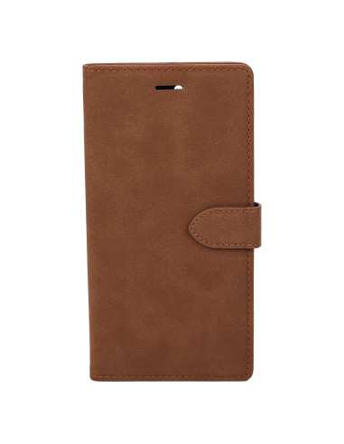 iPhone 7/8 Plus Wallet Case w/Buckle Brown