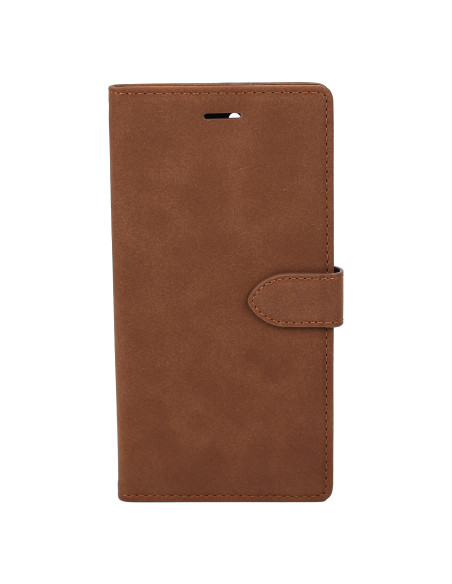 iPhone 7/8 Plus Wallet Case w/Buckle Brown