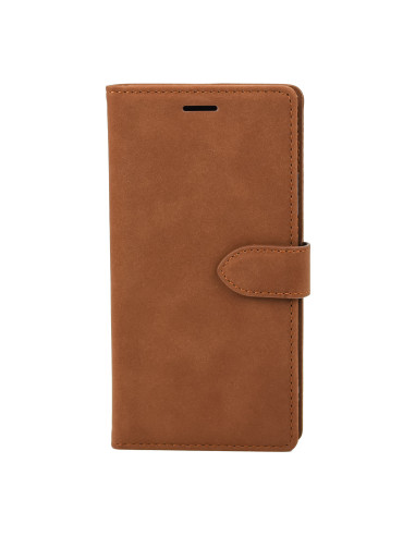 iPhone X/XS Wallet Case w/Buckle Brown