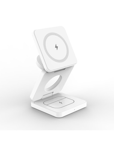 Qi1 30W 3 in 1 Wireless Charger - White