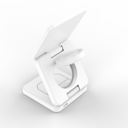 Qi1 30W 3 in 1 Wireless Charger - White 2