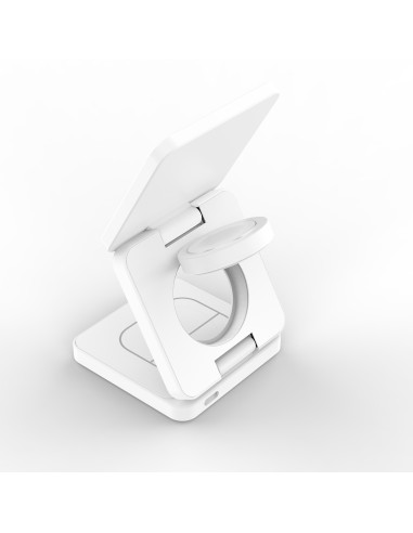 Qi1 30W 3 in 1 Wireless Charger - White