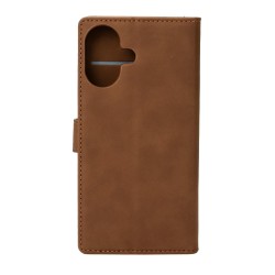 iPhone 16 Wallet Case w/Buckle Brown