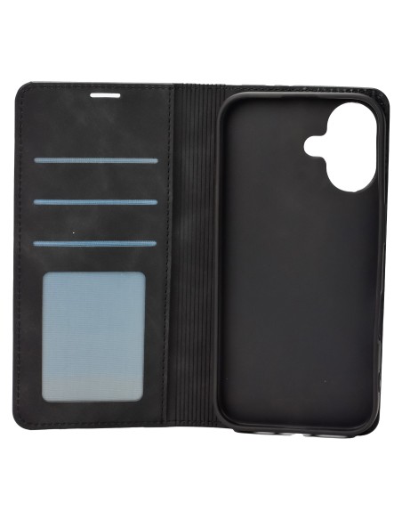 iPhone 16 Plus Wallet Case Black