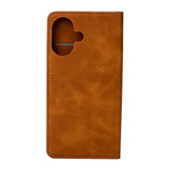 iPhone 16 Plus Wallet Case Brown