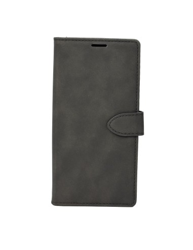iPhone 16 Plus Wallet Case w/Buckle Black