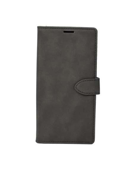 iPhone 16 Plus Wallet Case w/Buckle Black