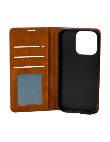 iPhone 16 Pro Wallet Case Brown