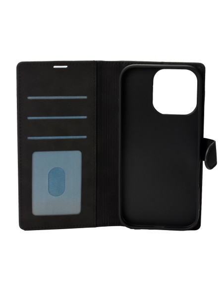 iPhone 16 Pro Max Wallet Case w/Buckle Black