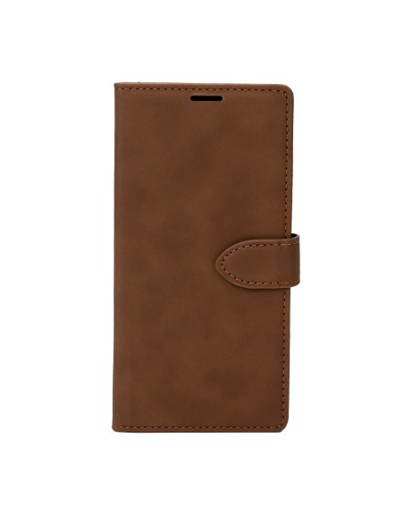 iPhone 16 Pro Max Wallet Case w/Buckle Brown