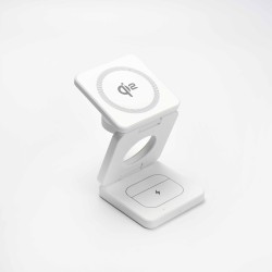 Qi2 30W 3 in 1 Wireless Charger - White