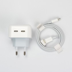 Bundle 35W Power Adapter + 1 Meter USB-C to USB-C (1 pcs) 2
