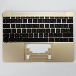 MacBook A1534 2017 Topcase DK - Gold - OEM Quality