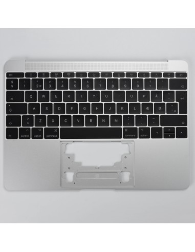 MacBook A1534 2017 Topcase DK - Silver - OEM Quality