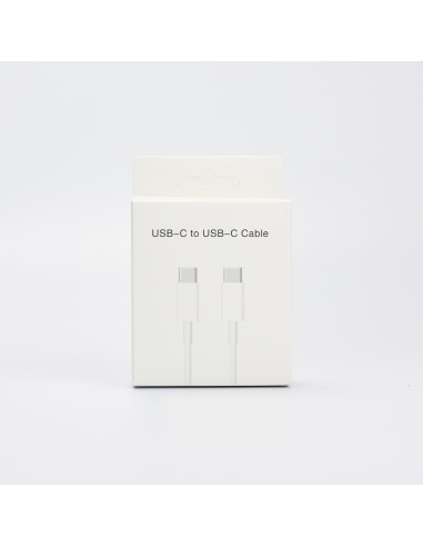 Packed iPhone 15 Nylon USB-C to USB-C Cable - 1 Meter - OEM Quality