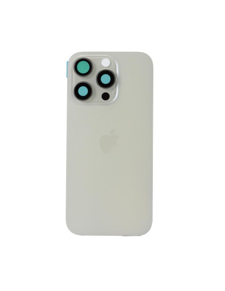 iPhone 16 Pro Back Glass - White Titanium - OEM Quality iPhone 16 Pro Back Glass - White Titanium - OEM Quality