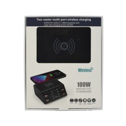 100W Charging Station w/wireless charger