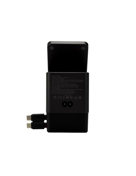 105W GaN Charger 6-in-1 Power Combo Tower - black