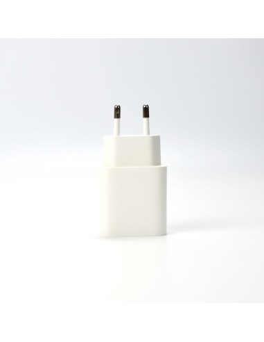 20w Power Adapter for iPhone - USB-C + USB-A - White - EU (OEM) - BULK