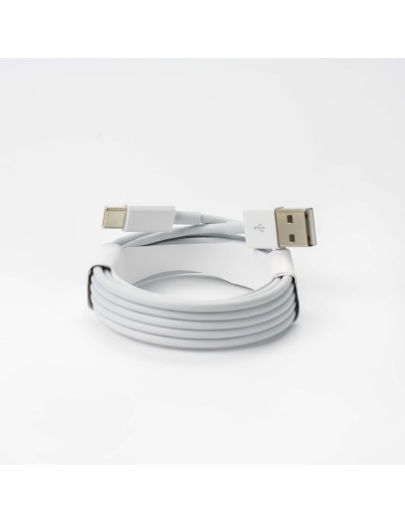 USB-A to USB-C - White - 2m