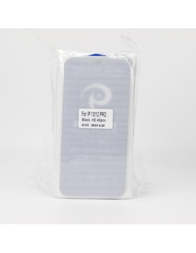 iPhone 12/12 Pro - Blue line - 40-pack Full Display Protection