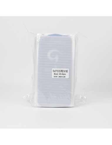 iPhone 13/13 Pro/14/16e - Blue line - 40-pack Full Display Protection