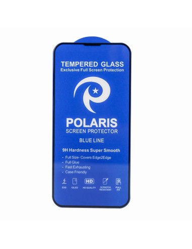 iPhone 13/13 Pro/14/16e - Blue line - 40-pack Full Display Protection